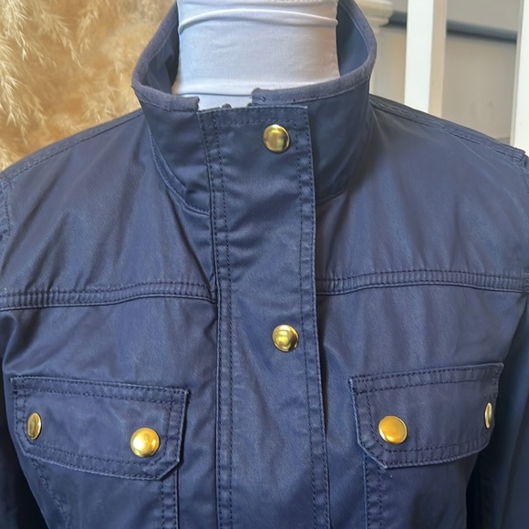 J.Crew Relaxed Boyfriend Field Navy Blue Jacket Size Small - Picture 4 of 8